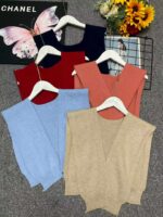 910pcs Spring & Summer Minimalist Solid Knitted Shawls, Soft Stretchy Versatile Wrap, Individually Packed, One Size - Bulk Wholesale Chinese Stock Lot, 4.4 CNY/pc - Image 9