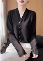 Summer Branded Light Luxury Plain Loose Sun-protective Long-sleeve Cardigans | 115pcs S-XL | Tagged & Individually Packed | Bulk Stock Lot Wholesale 5.4 CNY/Piece - Image 3