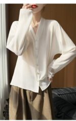 Summer Branded Light Luxury Plain Loose Sun-protective Long-sleeve Cardigans | 115pcs S-XL | Tagged & Individually Packed | Bulk Stock Lot Wholesale 5.4 CNY/Piece - Image 2