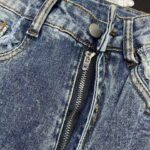 Spring & Summer Branded American Style Loose Stretch Washed Cotton Ripped Micro Flare Jeans - Stock Lot, S-2XL, ~140 Pcs, Bulk Wholesale CNY14.3/PC - Image 4