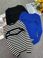 Bulk Spring Sexy Knit Sweater 2-Piece Sets - Soft Stretchy Fabric, One Size, Individual Packaging, ~360 Units, 7.4 CNY/Set | Stock Lot Wholesale Export - Image 8