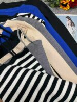 Bulk Spring Sexy Knit Sweater 2-Piece Sets - Soft Stretchy Fabric, One Size, Individual Packaging, ~360 Units, 7.4 CNY/Set | Stock Lot Wholesale Export - Image 2