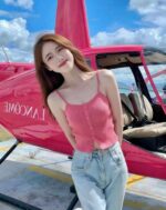 Bulk Summer French Sweet-Spicy Raspberry Pink Knit Cardigan & Camisole Sets - Original Stock, ~60pcs, Tagged & Individually Packed, One Size, All-Clear 5.4 CNY - Image 5