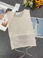 300 Pcs High-Quality French Sweet-Spicy Style Strappy Ice Silk Knit Tops | Brand Overstock | One Size, Tagged & Individually Packed | Bulk Stock Lot Wholesale - Image 9
