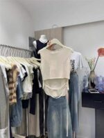 300 Pcs High-Quality French Sweet-Spicy Style Strappy Ice Silk Knit Tops | Brand Overstock | One Size, Tagged & Individually Packed | Bulk Stock Lot Wholesale - Image 2