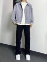 Spring & Summer American High Street Men's High-Stretch Black Loose Straight Jeans - 400 Pcs, Sizes 27-34, Tagged & Individually Packaged, Bulk Stock Lot Wholesale - Image 7