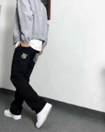 Spring & Summer American High Street Men's High-Stretch Black Loose Straight Jeans - 400 Pcs, Sizes 27-34, Tagged & Individually Packaged, Bulk Stock Lot Wholesale - Image 6