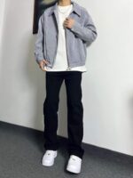 Spring & Summer American High Street Men's High-Stretch Black Loose Straight Jeans - 400 Pcs, Sizes 27-34, Tagged & Individually Packaged, Bulk Stock Lot Wholesale - Image 5