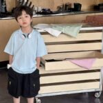 Wholesale Stock Lot Summer 220GSM Cotton Loose T-Shirts for Big Kids (Sizes 110-150), ~100pcs Individually Packed, 5.4 CNY/PC - Image 7