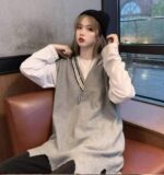 Fall & Winter Plus Size Hong Kong-Inspired Lazy Style Knit Vest Sweaters | 1800PCS Bulk Stock Lot, 5.4 CNY Each | Wholesale Export - Image 7