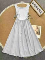 Wholesale French Square Neck Dresses Stock Lot - 129 Pieces, CNY9.4 Each, XL-2XL Sizes - Image 8