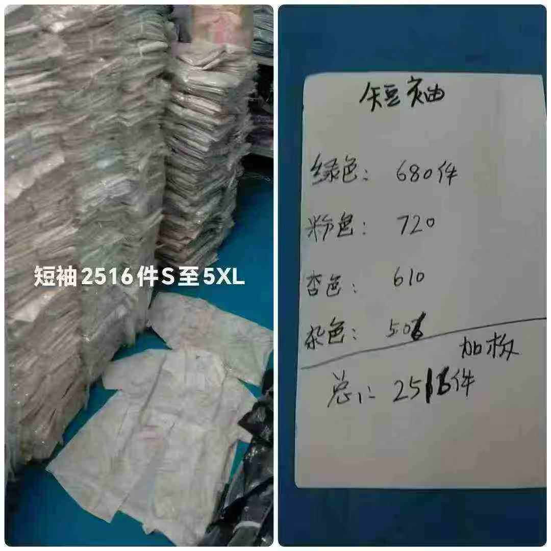 2516 Pieces Vintage Hong Kong Style Shirts, S-5XL, Multi-color, With Tags & Individual Packaging - Bulk Stock Lot 8.0 CNY/Piece - Image 2