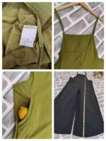 Wholesale Faux Cupro Wide-Leg Jumpsuits - Chinese Stock Clothing, Sizes S to 2XL, 2800 Pcs, CNY7.3/Pc - Image 3