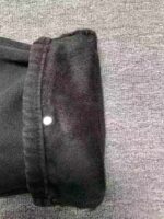 980pcs Winter Women's Fleece-lined & Partial Unlined Loose High-waisted Straight Wide-leg Dad Jeans, S~5XL, Individual Packaging with Tags, Rusty Buttons Note - Bulk Stock - Image 2