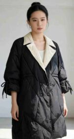 450PCS High-Quality 80% Down Mid-Length Down Jackets | Celebrity Inspired, S-2XL Sizes, Oversized Fit, Drawstring Waist, Original Tags & Packaging | Wholesale Stock Lot - Image 8