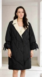450PCS High-Quality 80% Down Mid-Length Down Jackets | Celebrity Inspired, S-2XL Sizes, Oversized Fit, Drawstring Waist, Original Tags & Packaging | Wholesale Stock Lot - Image 7