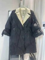 450PCS High-Quality 80% Down Mid-Length Down Jackets | Celebrity Inspired, S-2XL Sizes, Oversized Fit, Drawstring Waist, Original Tags & Packaging | Wholesale Stock Lot - Image 5