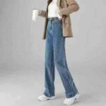 Bulk Women's Washed Flare Jeans Stock Lot - 15980 Pcs, S-2XL, CNY 3.49/Piece, Refurbished Clearance for Wholesale Export - Image 9