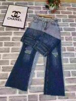 Bulk Women's Washed Flare Jeans Stock Lot - 15980 Pcs, S-2XL, CNY 3.49/Piece, Refurbished Clearance for Wholesale Export - Image 6