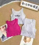 4036 Pcs Women's Backless Camisoles with Chest Pads - CNY 6.4/Pc, Bulk Wholesale Stock Lot, Assorted Styles, Stretchy One Size, Individually Packed - Image 9
