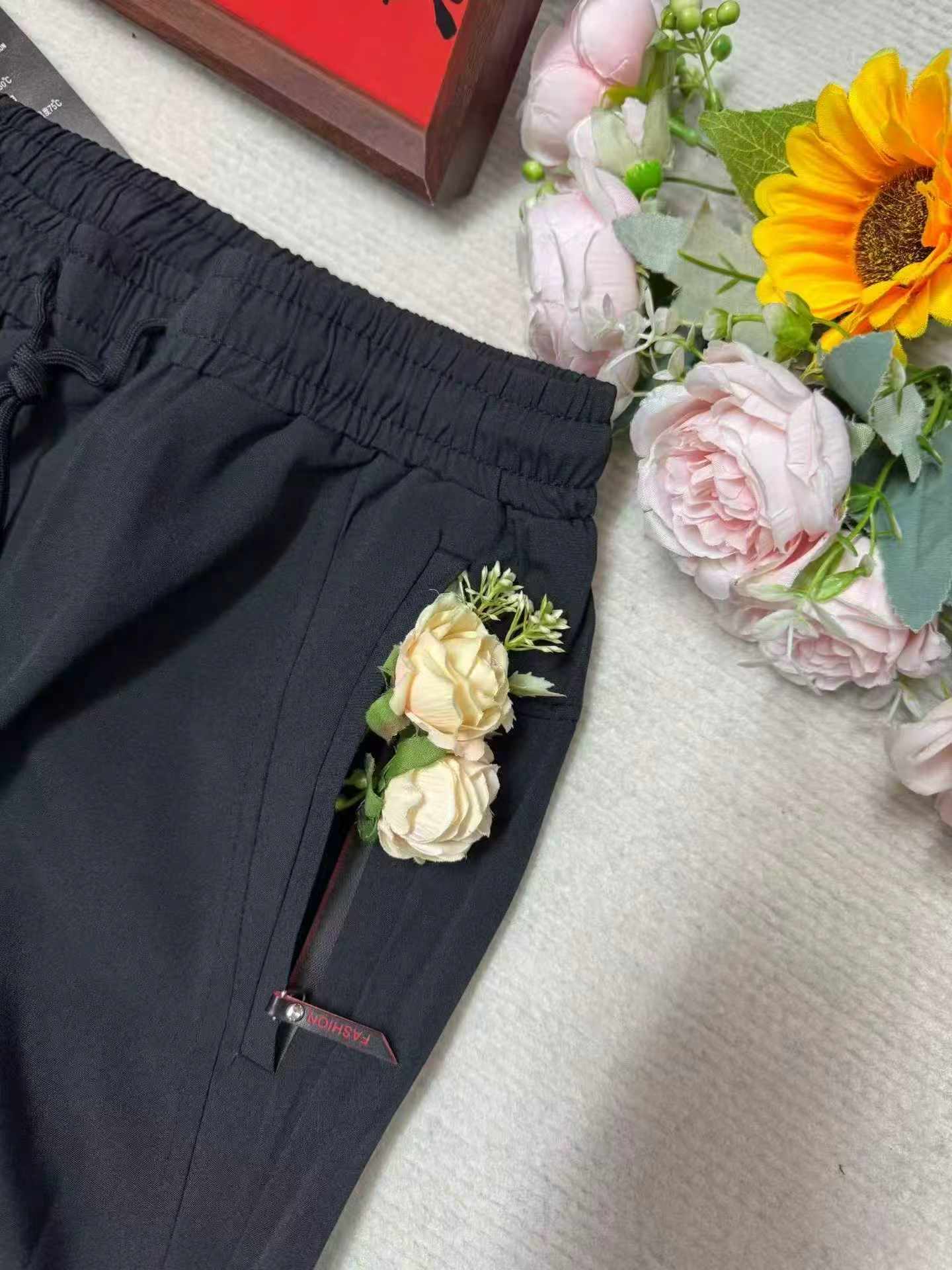 Men's Quick Dry Breathable Casual Sports Air-Conditioning Pants - Single Style & Color, Soft Fabric, Sizes M-XXL, 208 Pcs Individually Packaged, Stock Lot Wholesale - Image 2