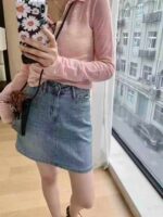 560pcs High-Quality Korean-Style Mixed Denim Stock Lots | Shorts, Skirts, Capris | Thick High-Cotton Stretch Fabric | Sizes 25-32 | Bulk Wholesale @10.4 CNY/Piece - Image 9