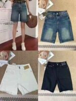 560pcs High-Quality Korean-Style Mixed Denim Stock Lots | Shorts, Skirts, Capris | Thick High-Cotton Stretch Fabric | Sizes 25-32 | Bulk Wholesale @10.4 CNY/Piece - Image 4