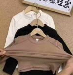 Wholesale Kids' Basic Tops Stock Lot - 312 Pieces, CNY 5.0 Each, Sizes 1-7 (100-160), 10pcs per Pack - Image 2