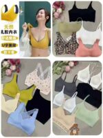 15000+ Pieces Big Brand Yoga Sports Bras (Keshilin, City Beauty, Miiow, Xiangdada) - Seamless Wire-Free, Nylon Spandex, S-5XL, Store Quality, Ice Feel | Wholesale Stock Lots CNY5.0/PC - Image 4