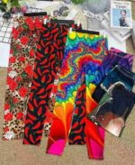 Wholesale Full Printed Pants Stock Lot - 5643 Pieces, S-3XL Sizes, Individually Packed, 2.7 CNY Each - Image 7