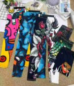 Wholesale Full Printed Pants Stock Lot - 5643 Pieces, S-3XL Sizes, Individually Packed, 2.7 CNY Each - Image 3