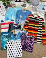 100,000pcs Assorted All-Over Print T-Shirts (50% Long Sleeve, 50% Short Sleeve) - S to 4XL, Individually Packed | Chinese Clothing Stock Lots Wholesale Export - Image 8