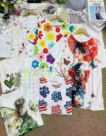 100,000pcs Assorted All-Over Print T-Shirts (50% Long Sleeve, 50% Short Sleeve) - S to 4XL, Individually Packed | Chinese Clothing Stock Lots Wholesale Export - Image 7