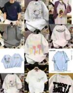 3155 Pcs Men's 100% Cotton T-Shirts (Neck Binding & Yoke, Sizes S-4XL, Individual Packaging) - Bulk Stock Lot Wholesale, 7.4 CNY/Pc - Image 5