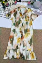 364PCS Silk-Like Tie-Dye Nightdresses Stock Lot - One Size, Individually Packed, Wholesale at 7.4 CNY Each - Image 8