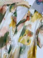 364PCS Silk-Like Tie-Dye Nightdresses Stock Lot - One Size, Individually Packed, Wholesale at 7.4 CNY Each - Image 4