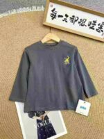 103 PCS Wholesale Kids' Cotton Long-Sleeve Tops Stock Lot (87pcs from Pic 1, 16pcs from Pic3) - Embroidered, Tagged & Individual Packed, Sizes 90-140 - Image 7