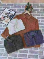 Wholesale Corduroy Shirt Jackets - Chinese Clothing Stock Lots, 770pcs, S-2XL, Multi-color, Zippered Individual Packaging - Image 3