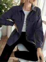 Wholesale Corduroy Shirt Jackets - Chinese Clothing Stock Lots, 770pcs, S-2XL, Multi-color, Zippered Individual Packaging - Image 2