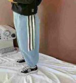 159 Pcs Cotton French Terry Kids' Sweatpants, Elastic Waist Contrast Stitching, Sizes 90-140, Individually Packed with Hangtags - Bulk Wholesale - Image 7