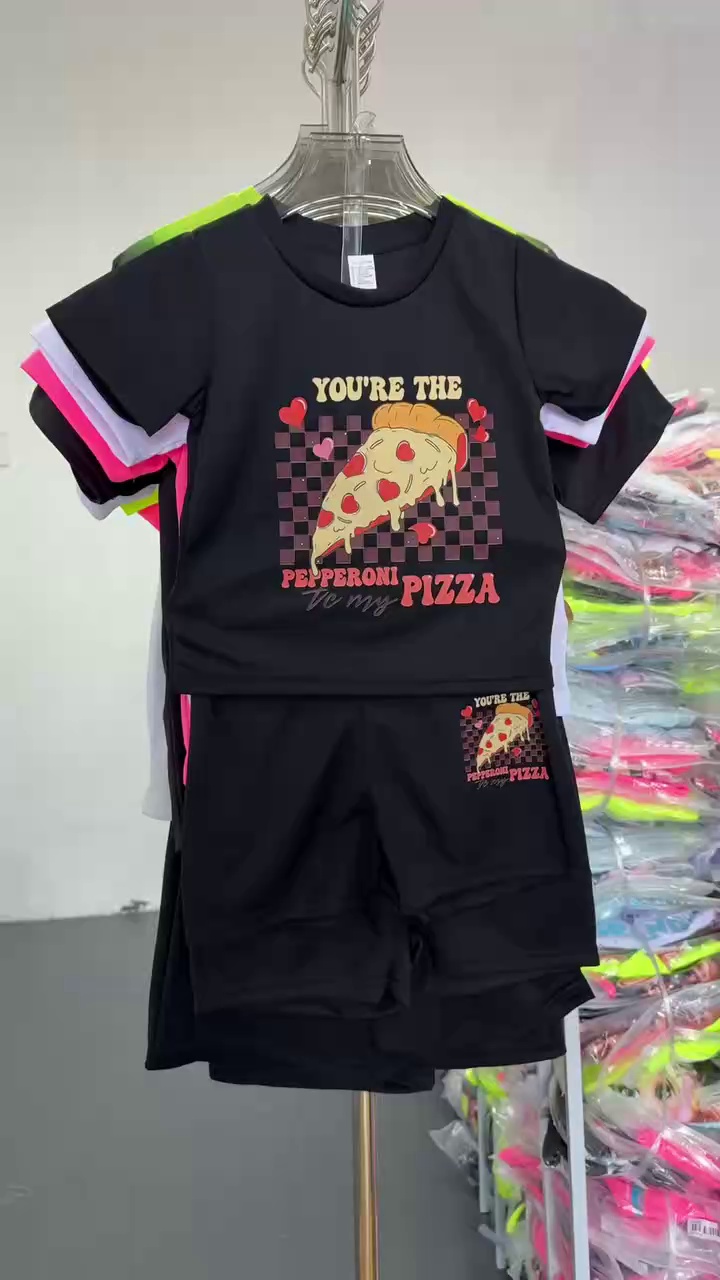 Stock Lot Clearance: 7300 Pcs Kids' Clothing Sets (Sizes 90-160), Assorted Patterns, Individually Packed - CNY7.3/Set - Image 1