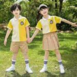 Wholesale School Uniform Summer Short Sleeve Sets - Preppy Casual Sportswear, 3800 Pcs Approx, Sizes 90-165, Independent Packaging - Image 9
