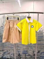 Wholesale School Uniform Summer Short Sleeve Sets - Preppy Casual Sportswear, 3800 Pcs Approx, Sizes 90-165, Independent Packaging - Image 6