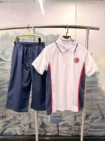 Wholesale School Uniform Summer Short Sleeve Sets - Preppy Casual Sportswear, 3800 Pcs Approx, Sizes 90-165, Independent Packaging - Image 4