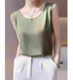 Wholesale Satin Tank Tops Chinese Stock Lot - 350pcs, Individually Zipper Packed, Single Style & Color - CNY5.3/pc - Image 7