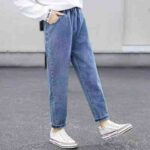 110 Pieces Bulk Stock Lot Kids' Jeans - Mixed Fleece & Non-Fleece, Sizes 90-170, Individually Packed, Wholesale Export @ CNY7.3/Unit - Image 8