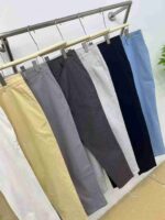 70 Pieces Plus Size Men's Casual Pants - Full Clearance 9.3 CNY Each | Sizes 32-40, White & Apricot Dominant, Individually Packed - Image 4