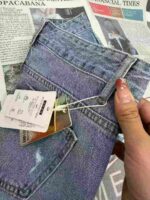 Bulk Stock Lot Women's Heavy Embroidery Denim Shorts - Single Style & Color, 230pcs, Sizes 25-30, CNY 9.3/Piece (610.8910#) - Image 4