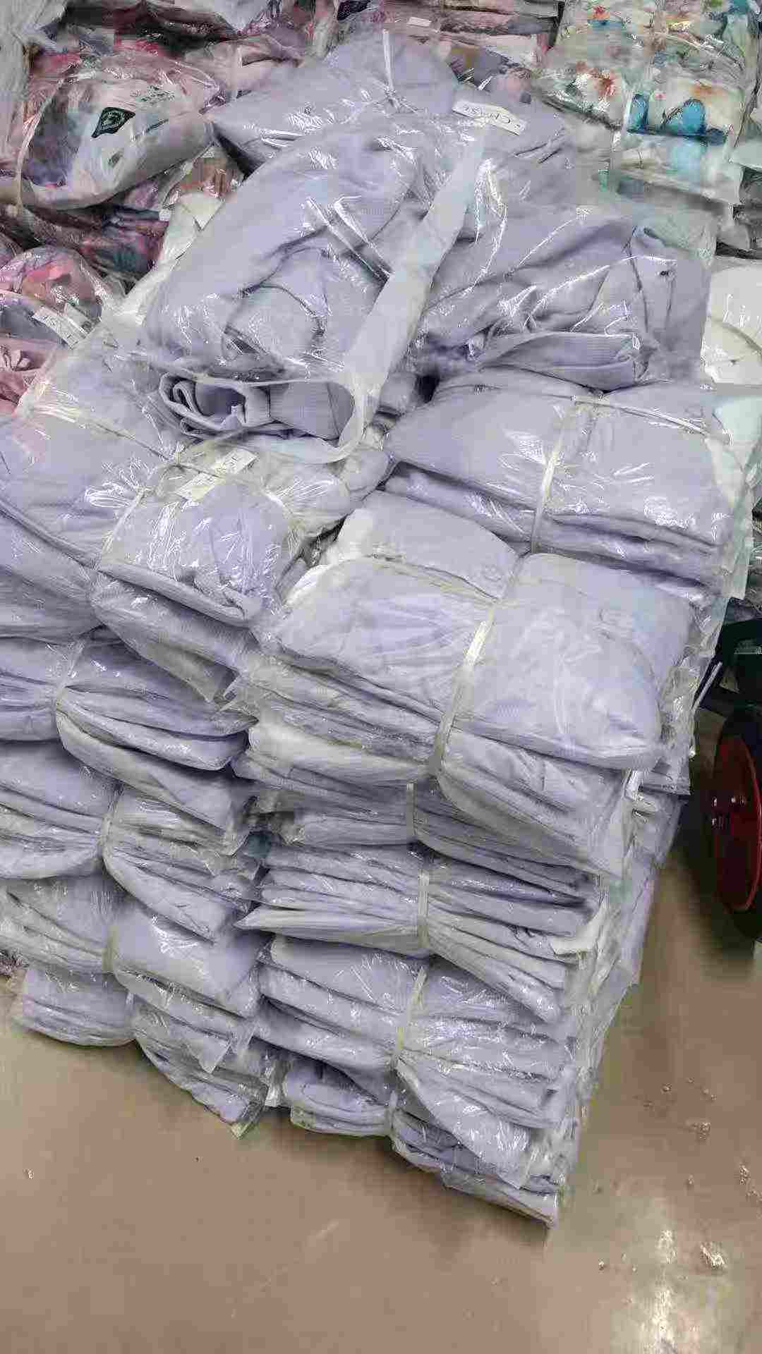 Clearance Sale: 158 Pieces (No Assortment) Taro Purple Waffle Color-Block Baseball Jackets, Individually Packed - Image 2