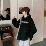 Stock Clearance: 272 Pcs American Trendy Brand Embroidered Letter Couple Hoodies - 4 Colors, Sizes 12345, Individually Packed - Image 9